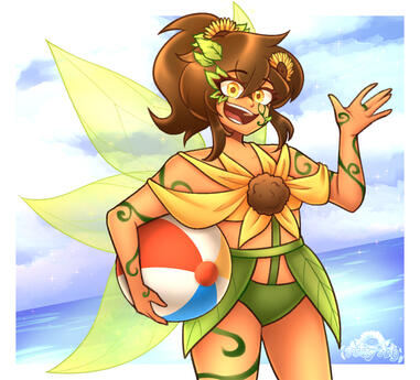 ARATI VTUBER - Beach Sunflower ARATI VTUBER - Beach Sunflower