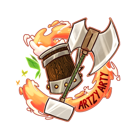 ARTZY ARTY LOGO Design by Kamiko SIOPAO https://linktr.ee/kamikosiopao